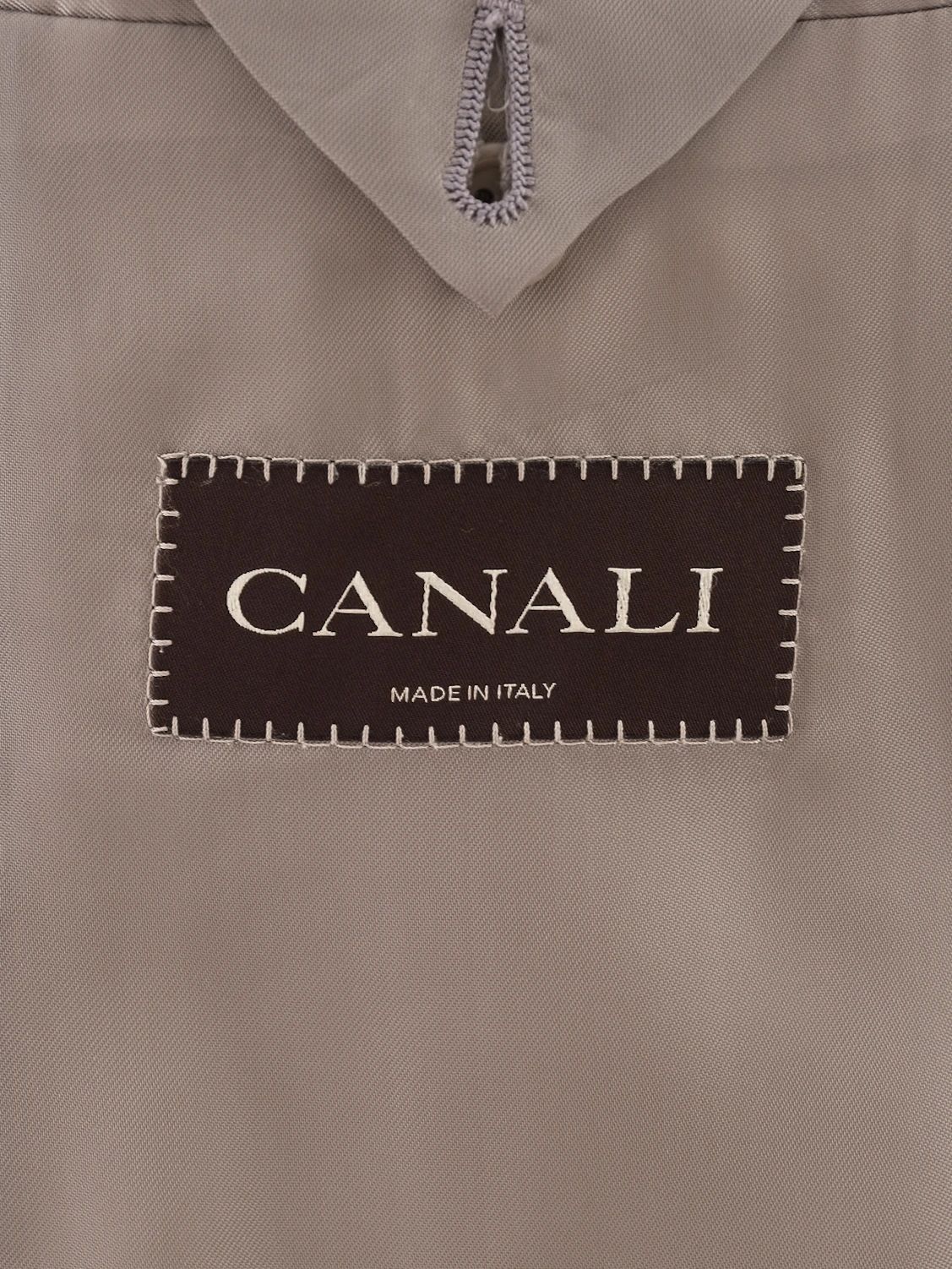 perfect canali gray wool suit jacket size m for men