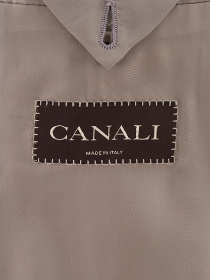 Perfect Canali Gray Wool Suit Jacket Size M for Men