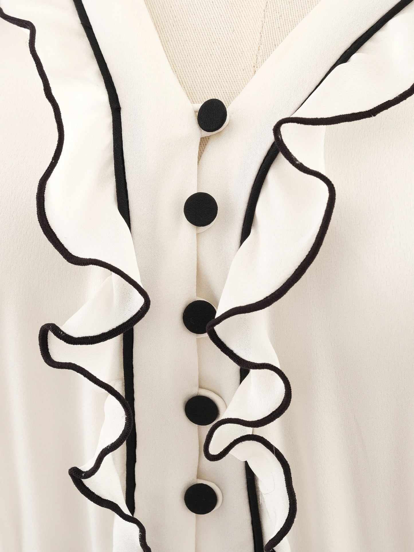 self-portrait white dress with black details size s excellent condition