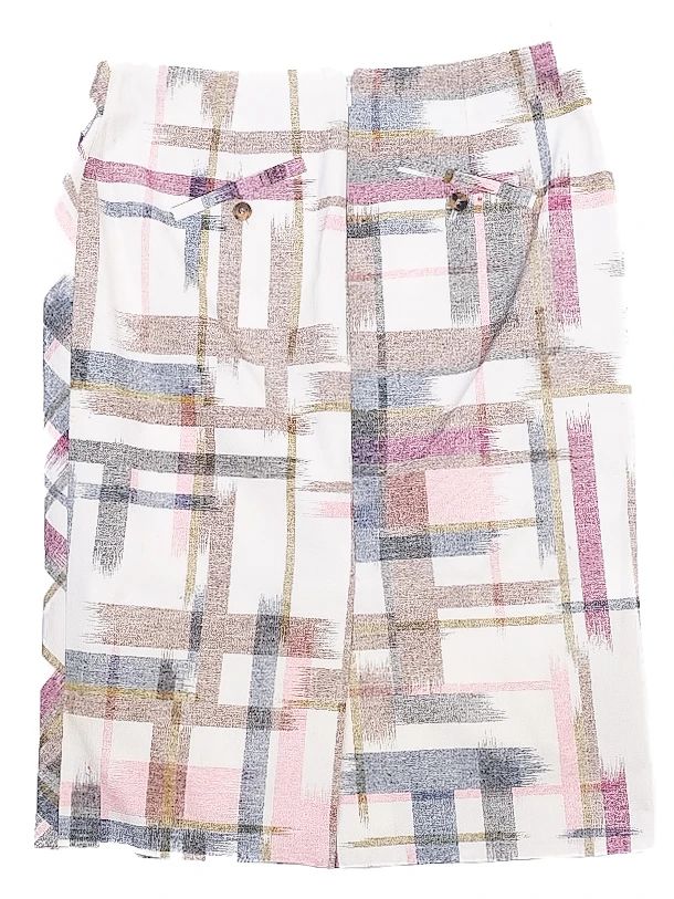 kenzo womenõs perfect condition patterned skirt size s cotton