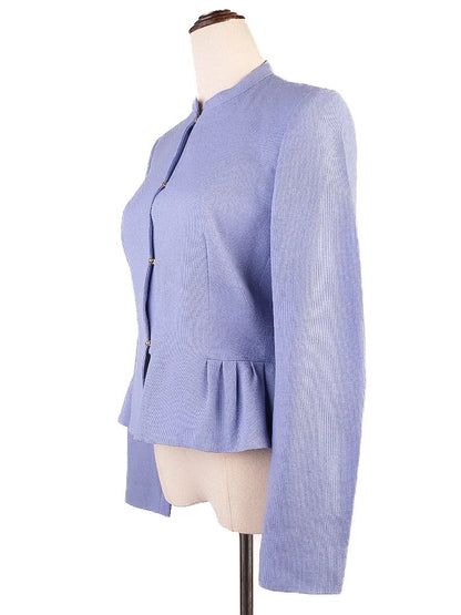 Excellent Hugo Boss Women's Suit Blue Cashmere Wool Size S