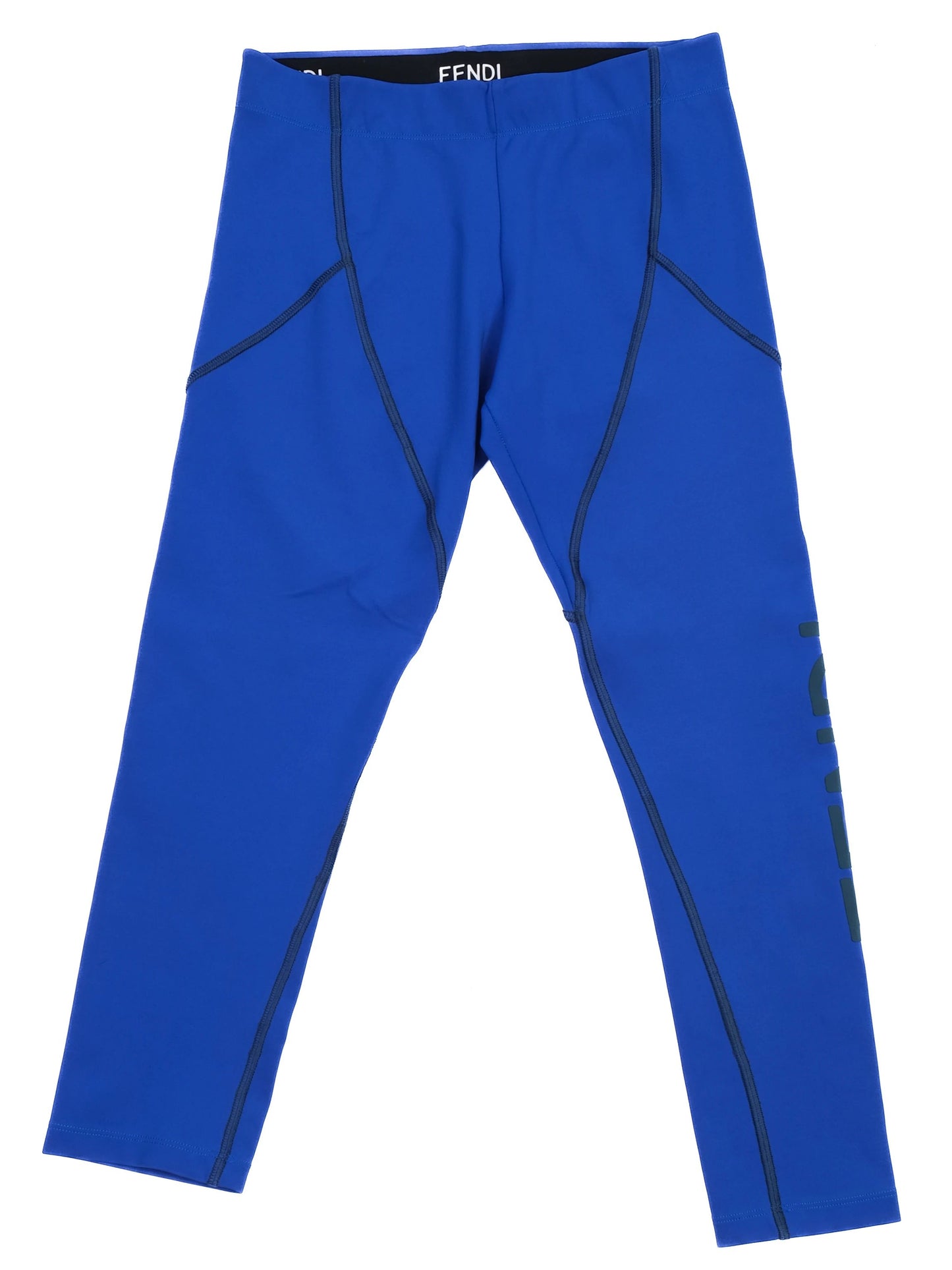 excellent fendi blue athletic top size s with fendi roma design