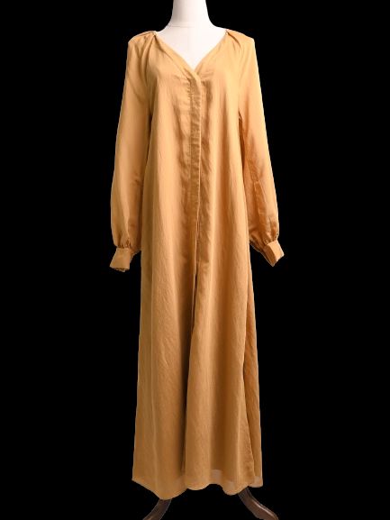Massimo Dutti Excellent Condition Orange Maxi Dress Size S