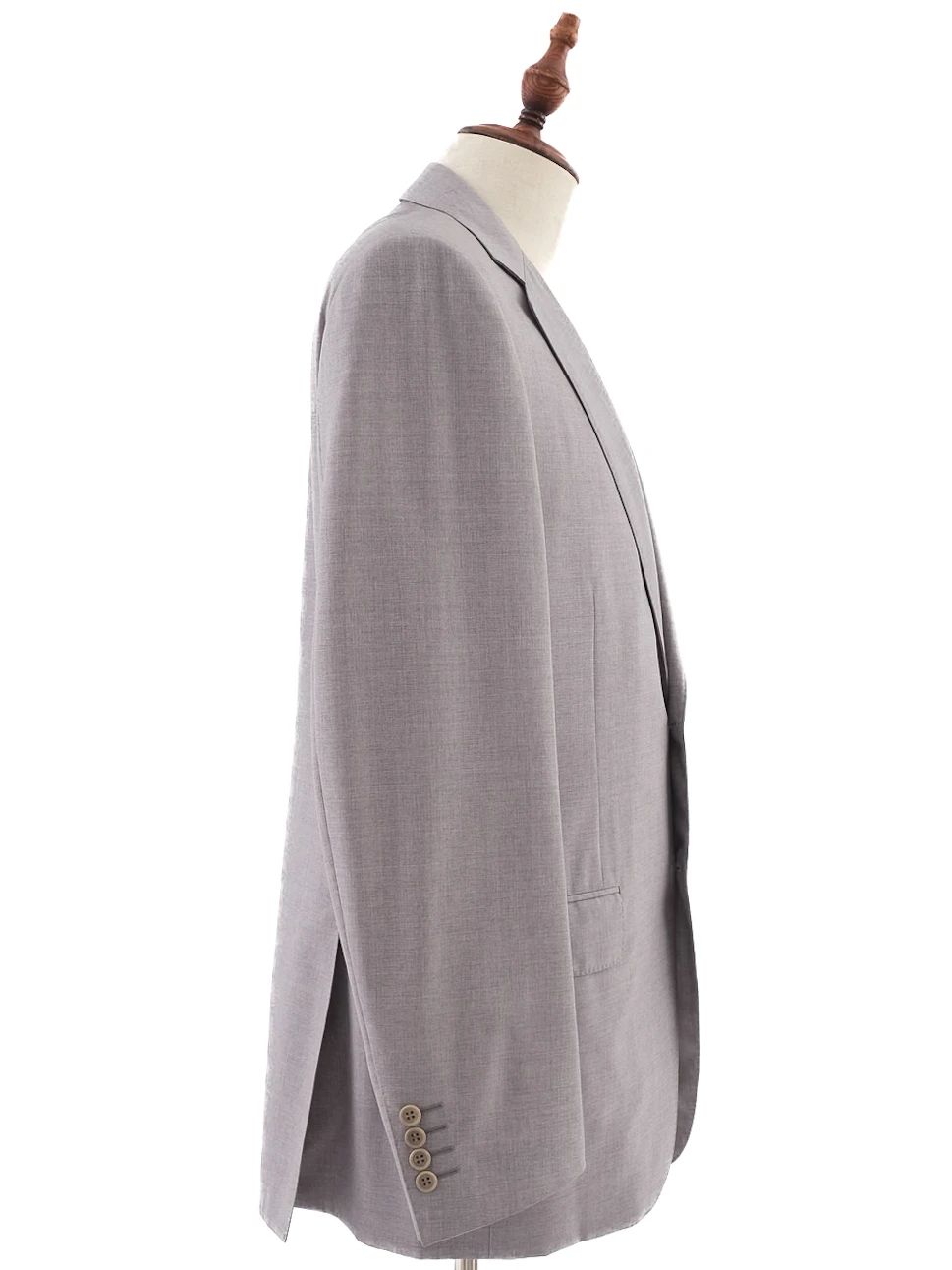 perfect canali gray wool suit jacket size m for men