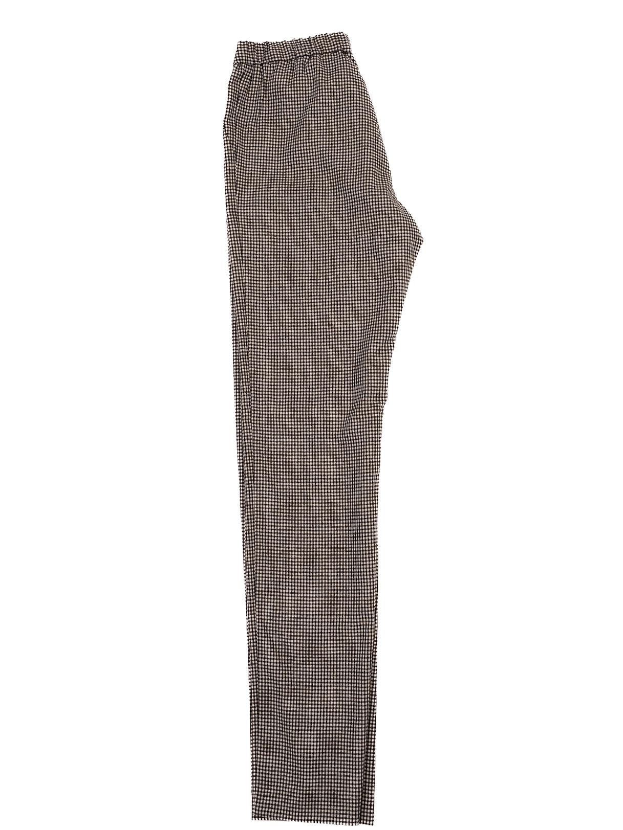 excellent bonpoint checkered pants for kids size 14 combined cotton