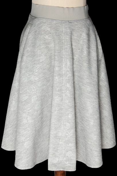 Good Barneys Newyork Gray A-Line Skirt Polyester Size XXS