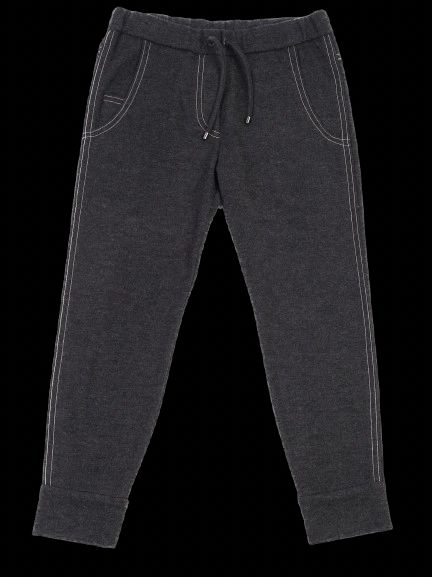 new brunello cucinelli gray cashmere pants size s with drawstring