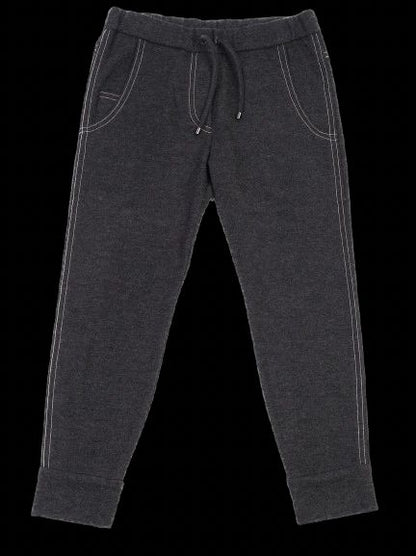 NEW Brunello Cucinelli Gray Cashmere Pants Size S with Drawstring