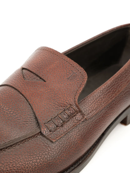 Excellent Tod's Leather Loafers in Orange Size 45 for Men