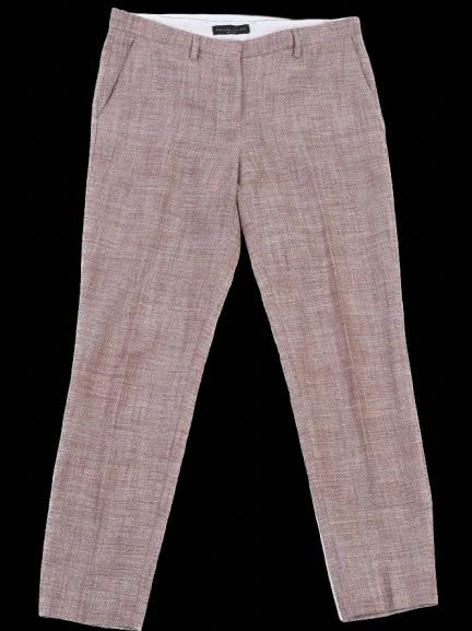excellent fabiana filippi pink silk trousers size s made in italy