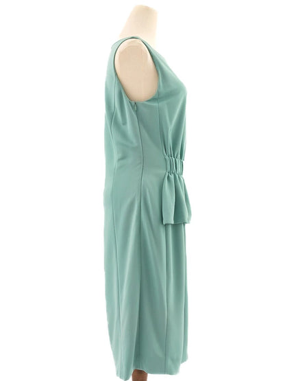 Excellent Moschino Blue Viscose Sleeveless Dress Size L