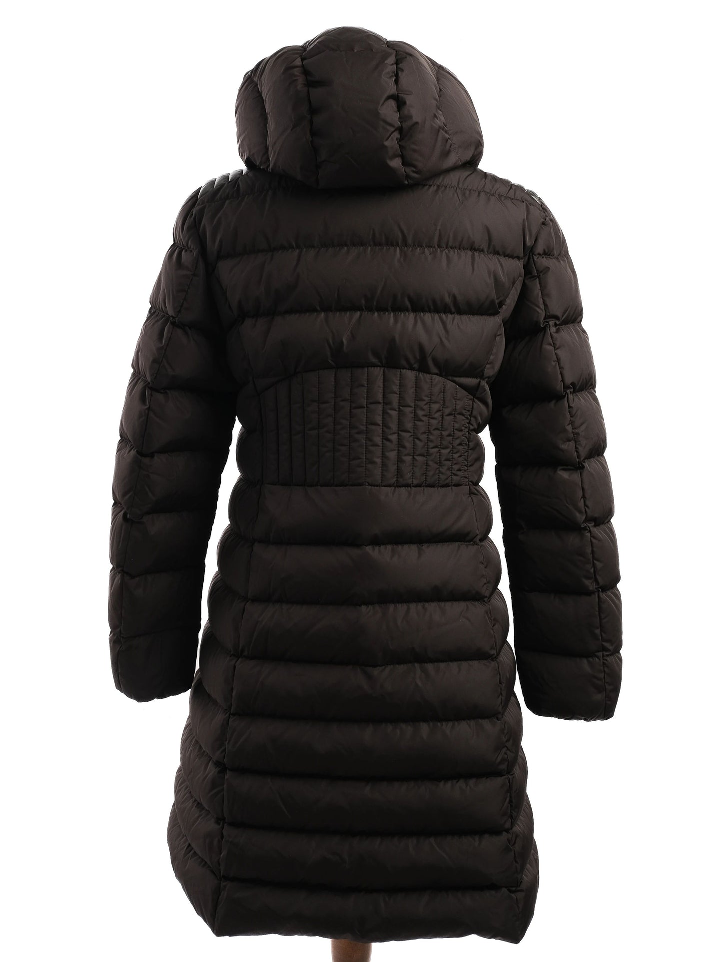 perfect moncler blue hooded puffer coat nylon women