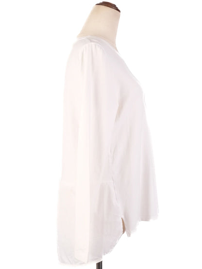 Excellent Peserico Women's White Nylon Long Sleeve Top Size L