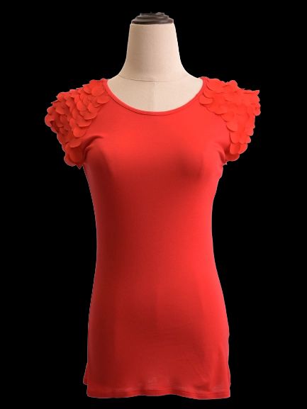 Ted Baker Red Floral T-Shirt Size S Excellent Condition