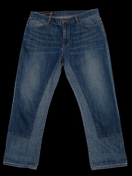 excellent armani exchange blue jeans women's cotton size n/a