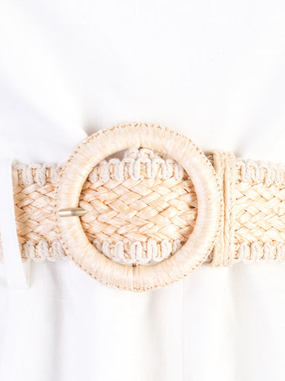 NEW Zimmerman White Strapless Jumpsuit with Woven Belt