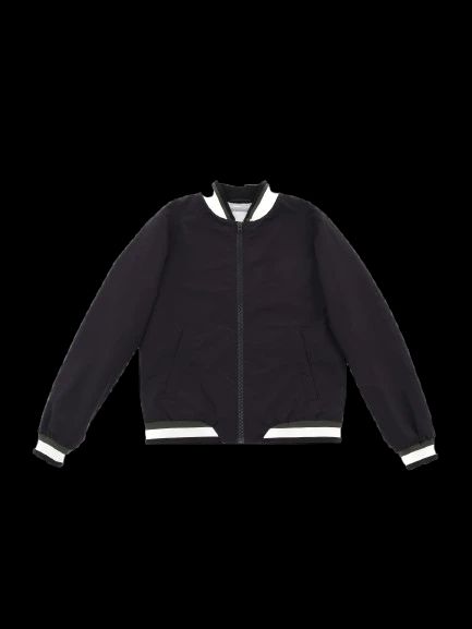 excellent herno kids' black bomber jacket size 12