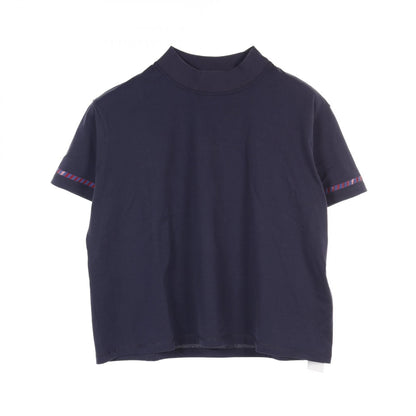 Hermes Kanoe T-shirt Navy Red Cotton 3e 4621dl