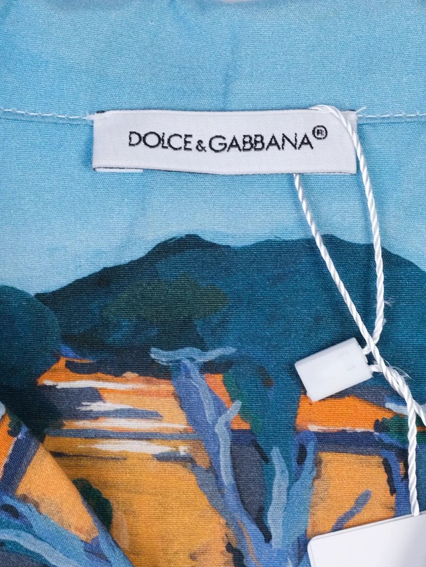 excellent dolce gabbana kids shirt portofino print size 9
