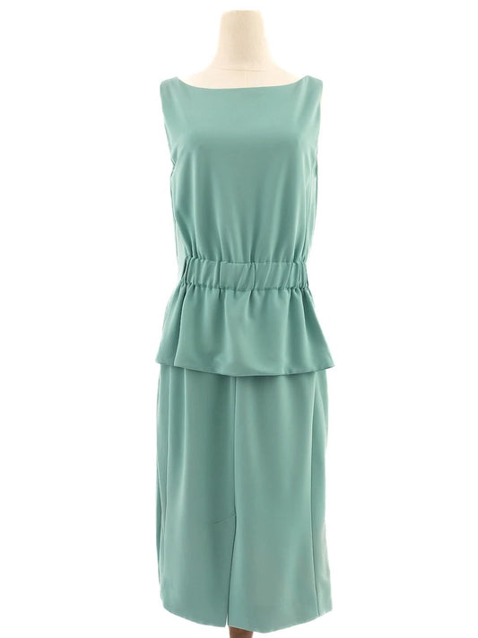 Excellent Moschino Blue Viscose Sleeveless Dress Size L