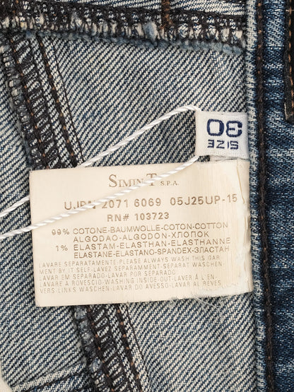 Excellent Armani Jeans Blue Denim Size L Women's Pants