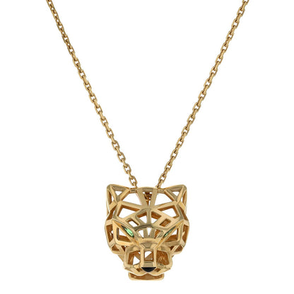 Cartier Panthere gold, garnets and onyx necklace