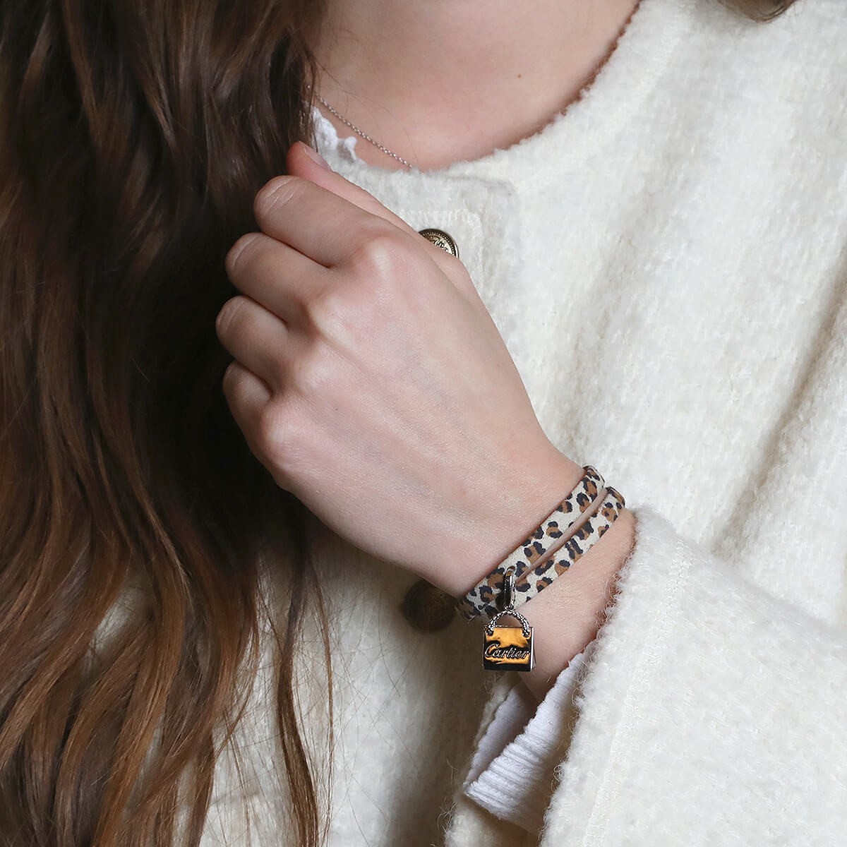 cartier shopping bag gold bracelet