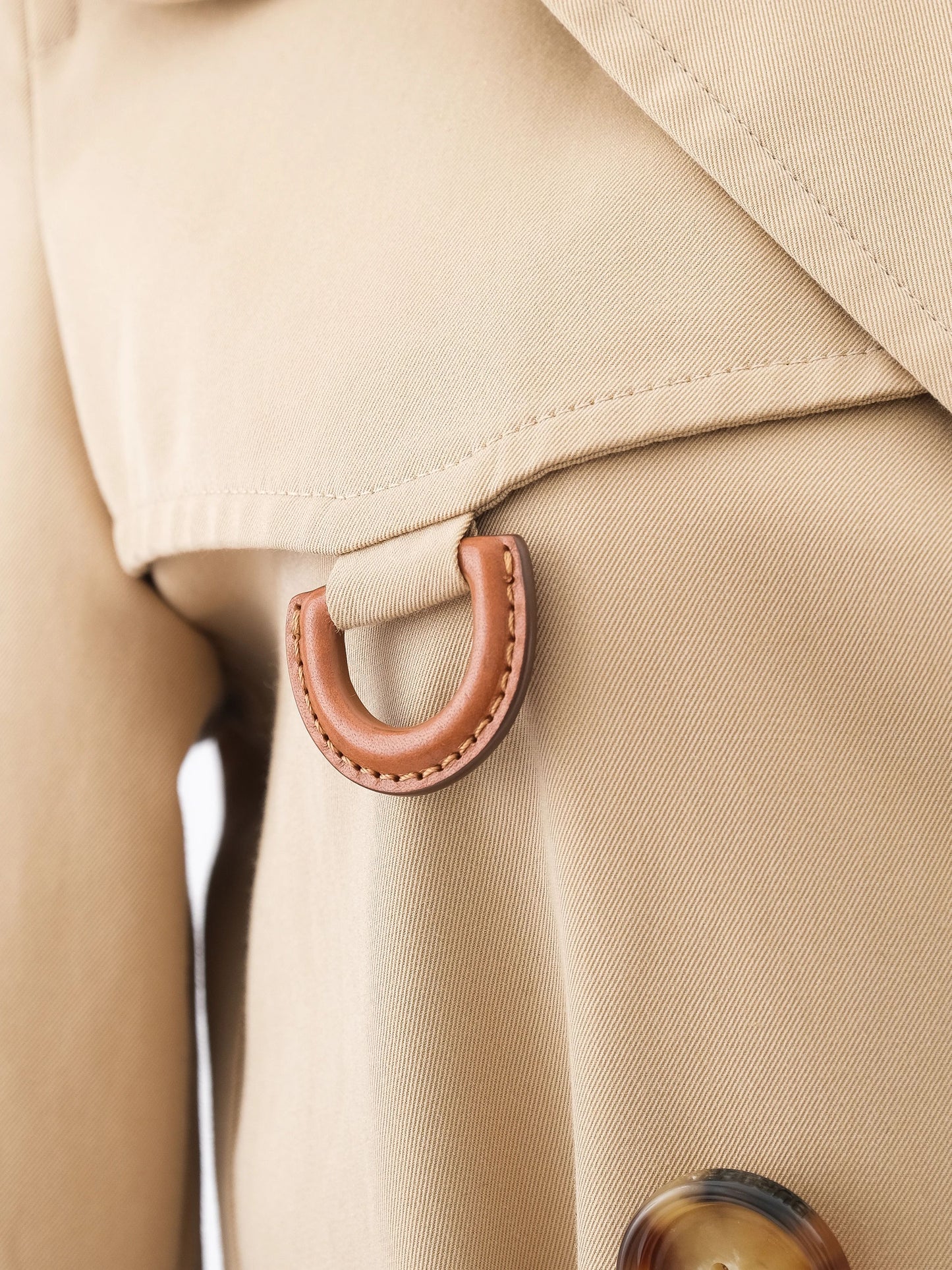 burberry orange cotton women's trench coat - perfect condition