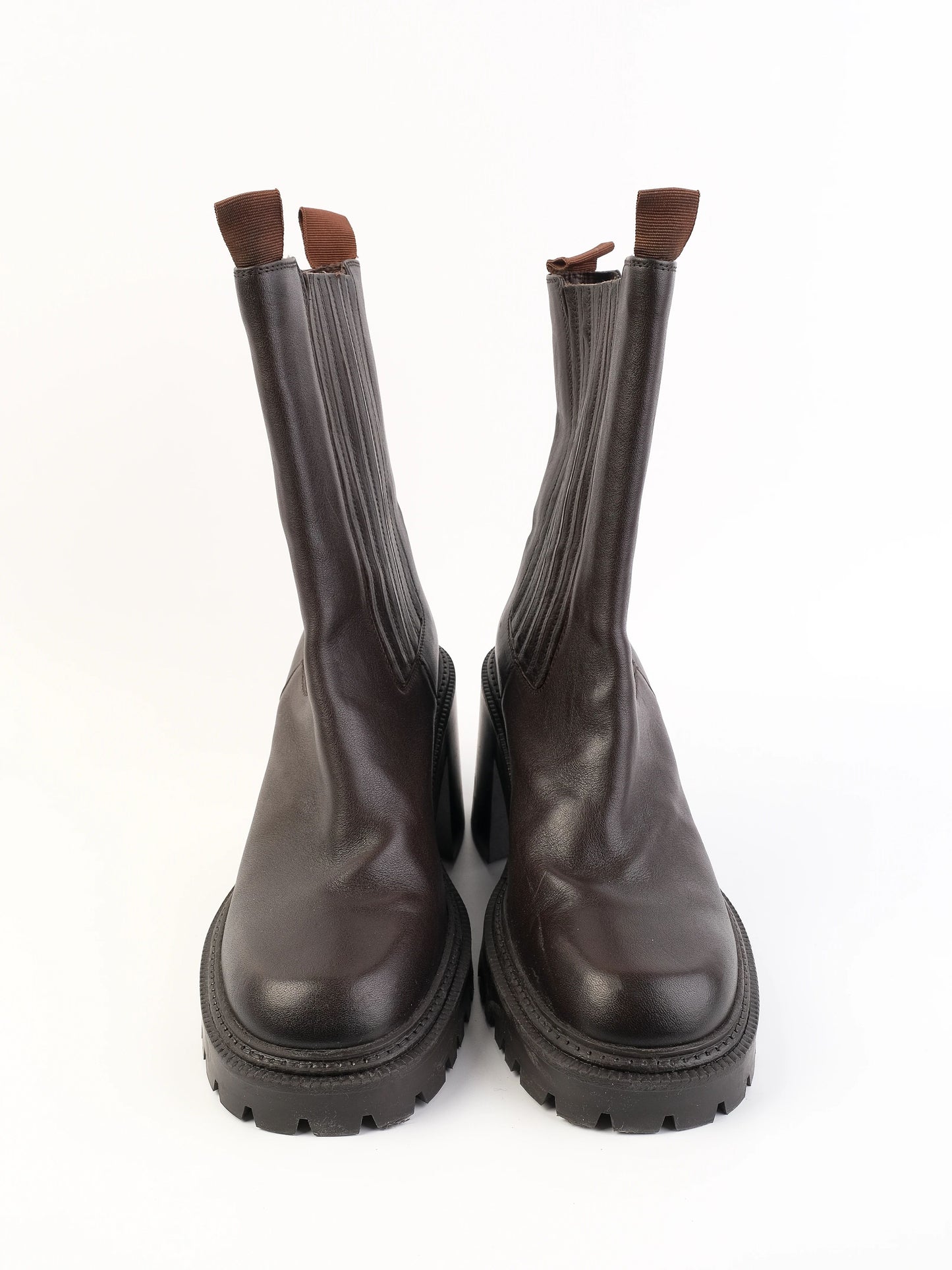 vic matie black leather chelsea boots size 40 excellent condition