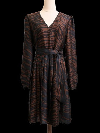 Pennyblack Women's Excellent Condition Tiger Stripe Dress Size M