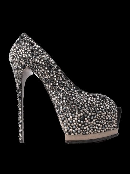 excellent gianmarco lorenzi women's high-heeled platform shoe size 36