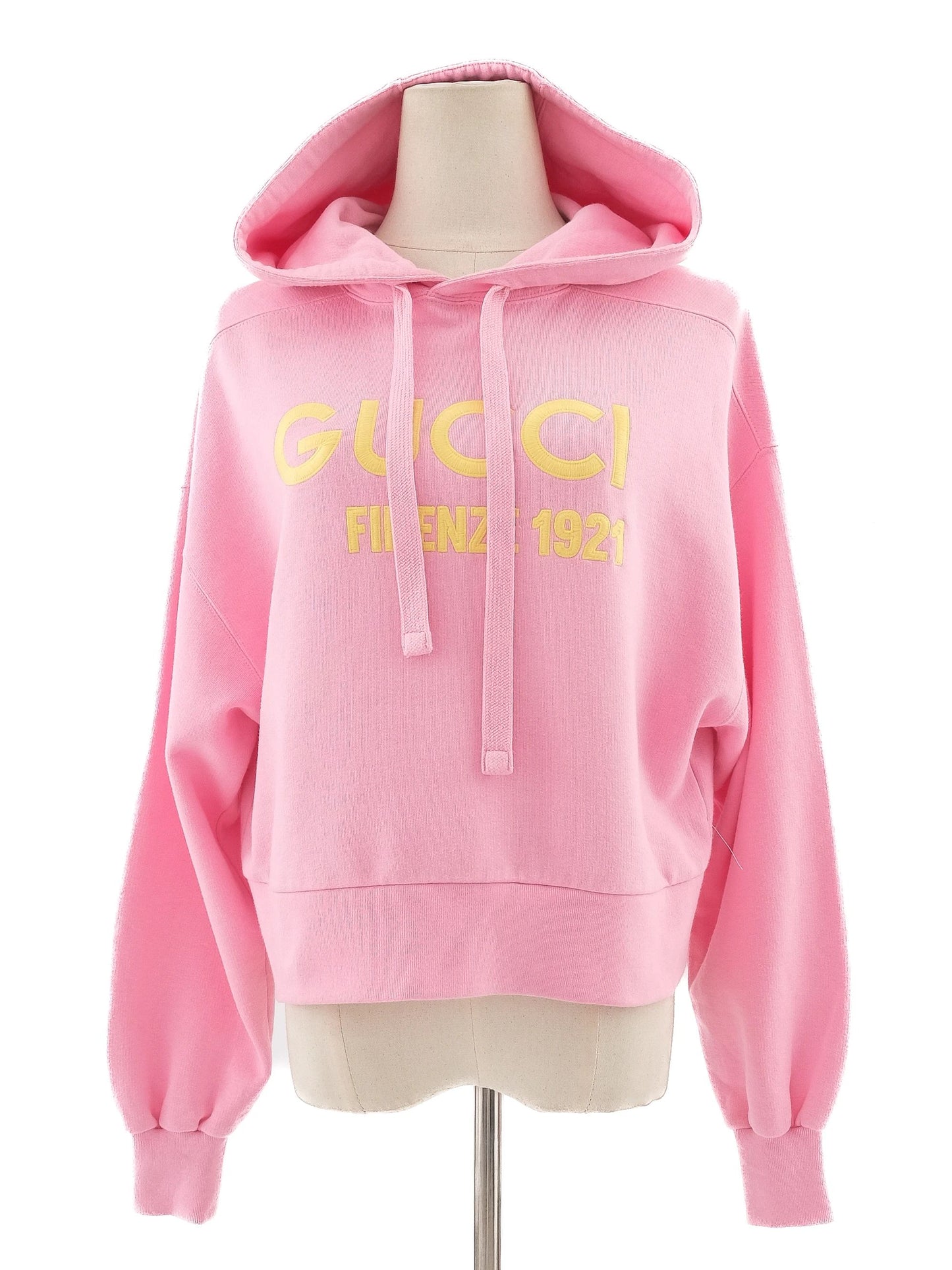 excellent gucci pink hoodie cotton women size n/a