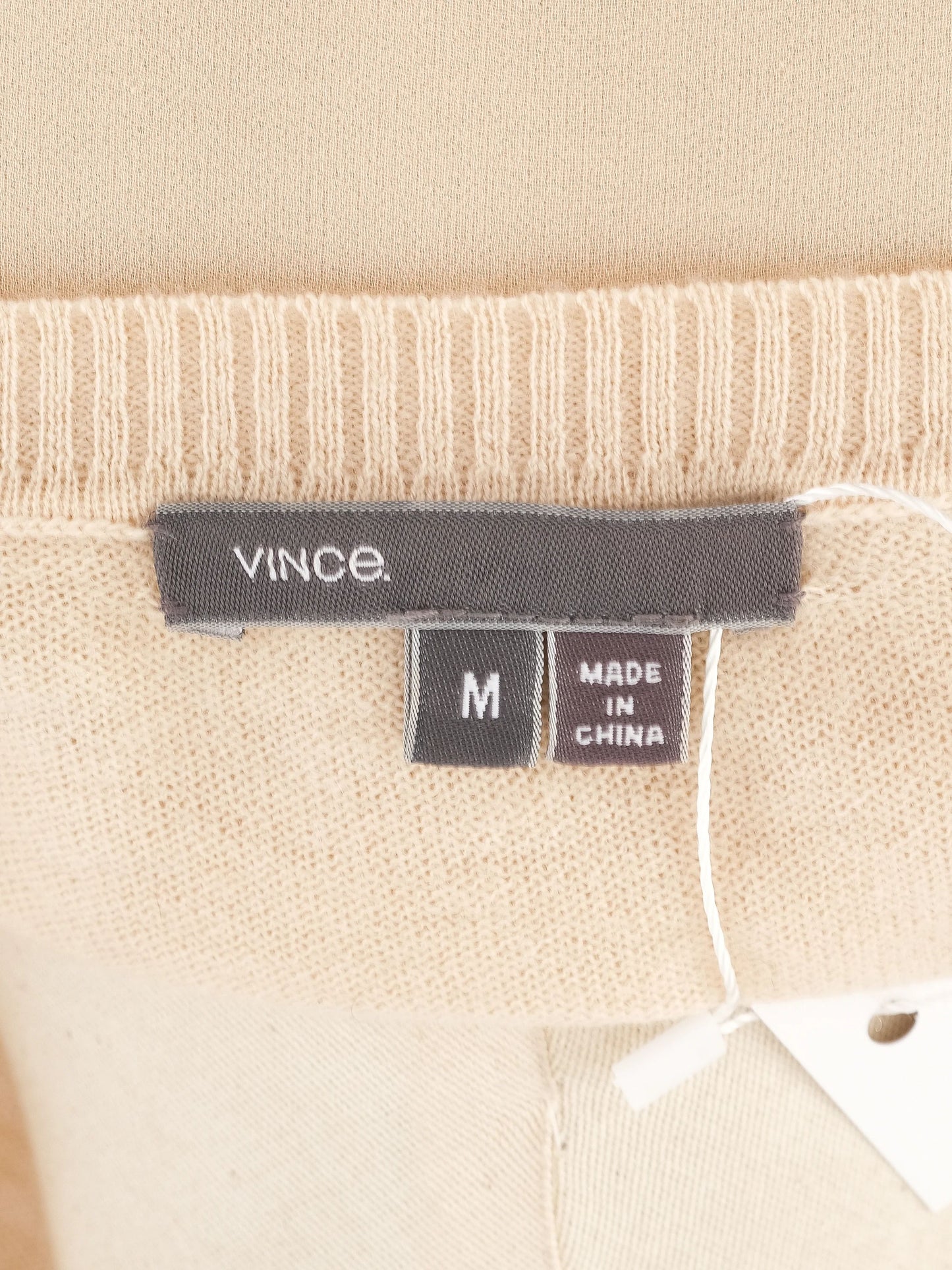 excellent vince orange wool sweater size m for women