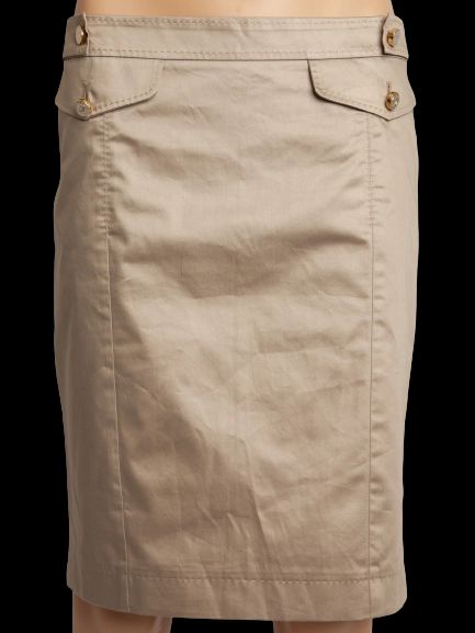 good gianfranco ferrè green polyester knee-length skirt size m