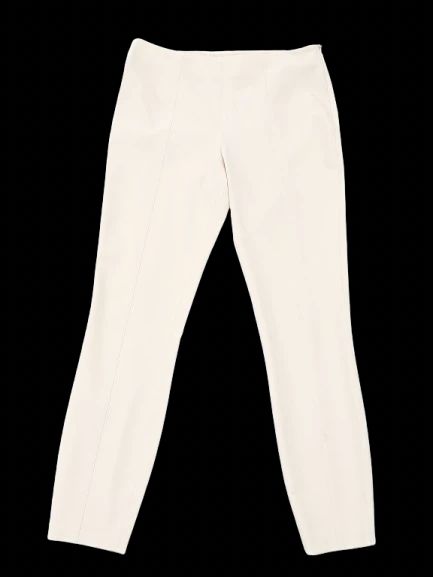 excellent the row yellow polyester pants size xs made in usa