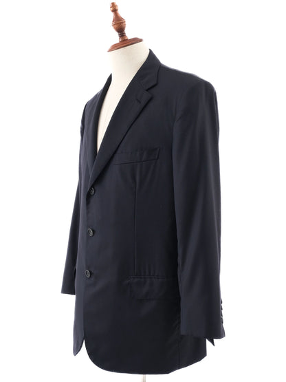 EXCELLENT Brioni Blue Wool Suit Jacket Size XL Classic Design