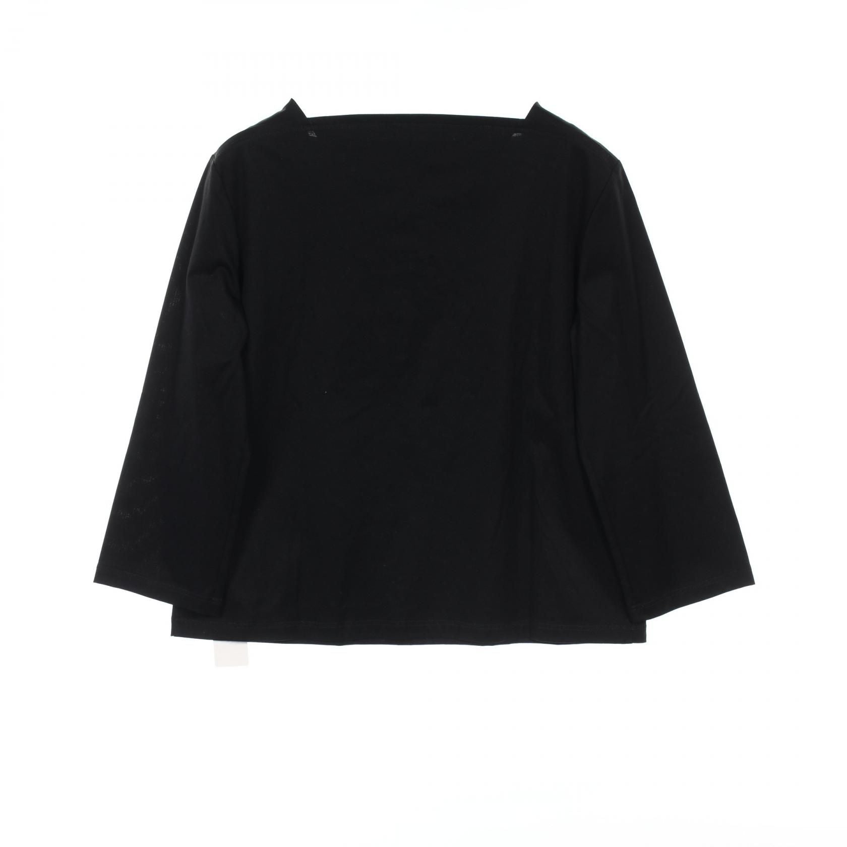 Hermes Embroidered Pocket T-shirt Black Cotton