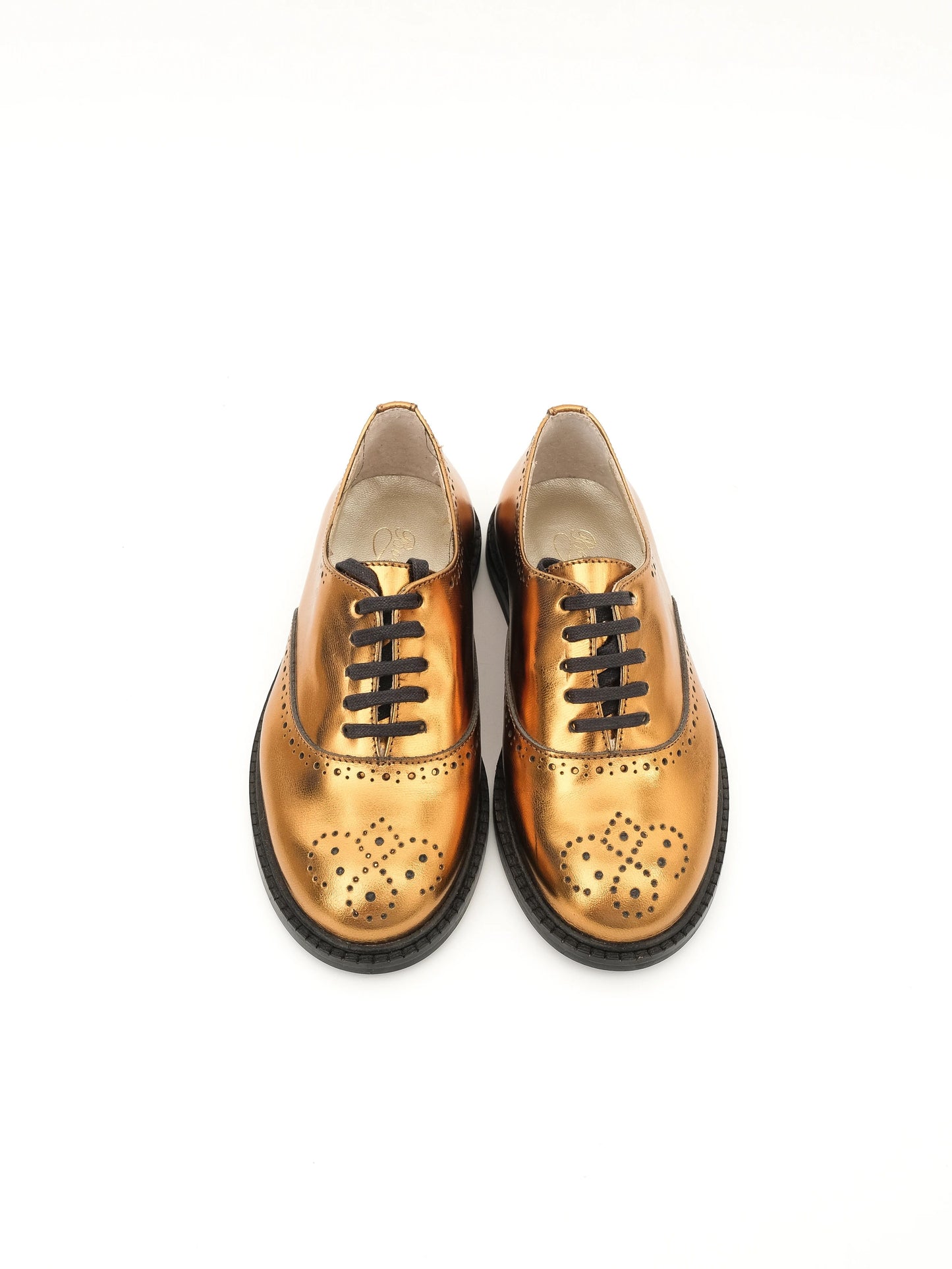 excellent bonpoint yellow leather oxford shoes for kids size 28