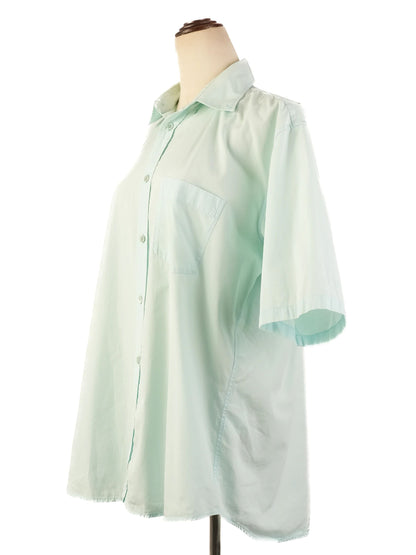 Excellent Balenciaga Blue Cotton Shirt Size M Oversized Fit