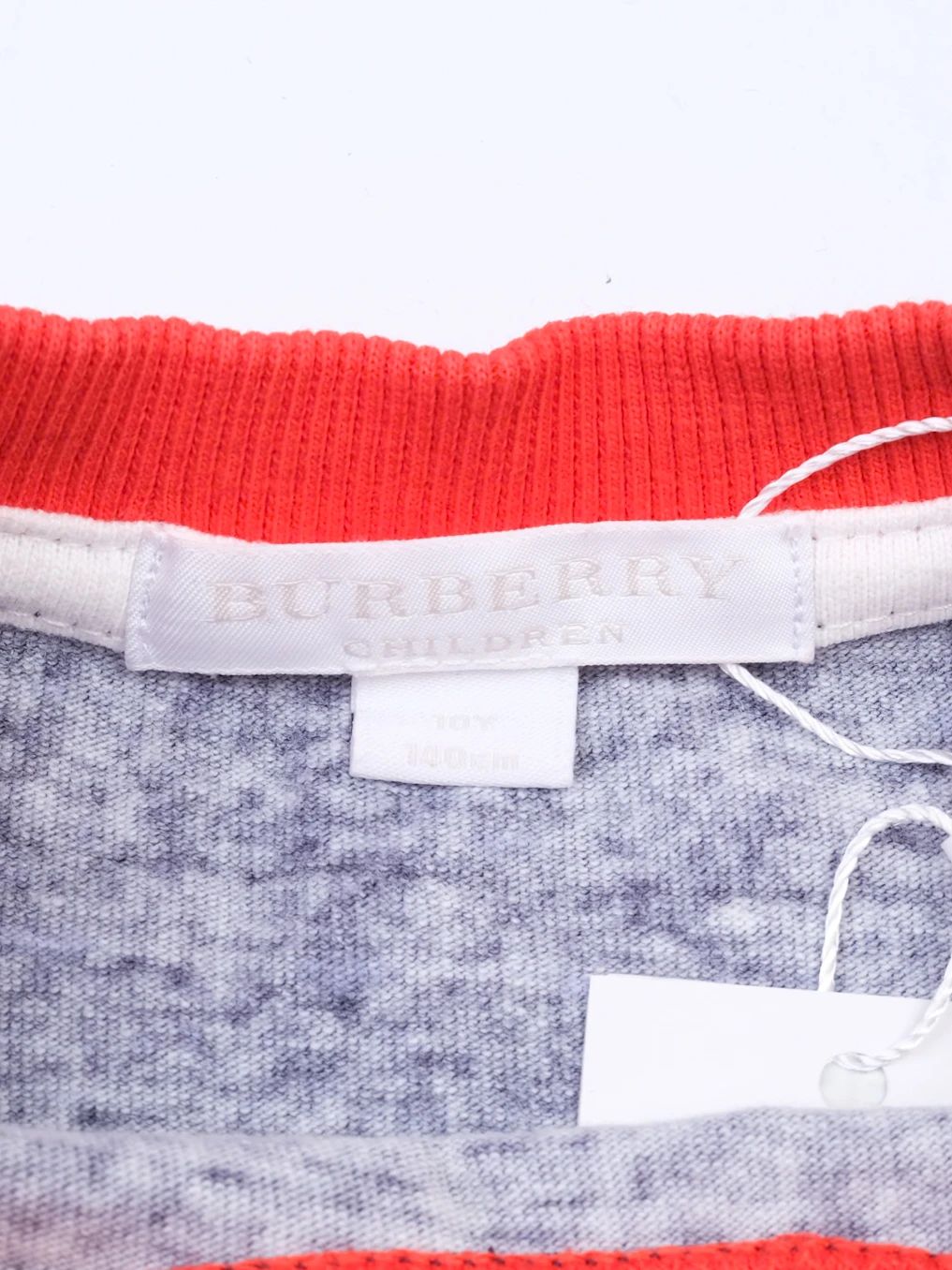 excellent burberry kids sweatshirt blue red size 10 with knight design