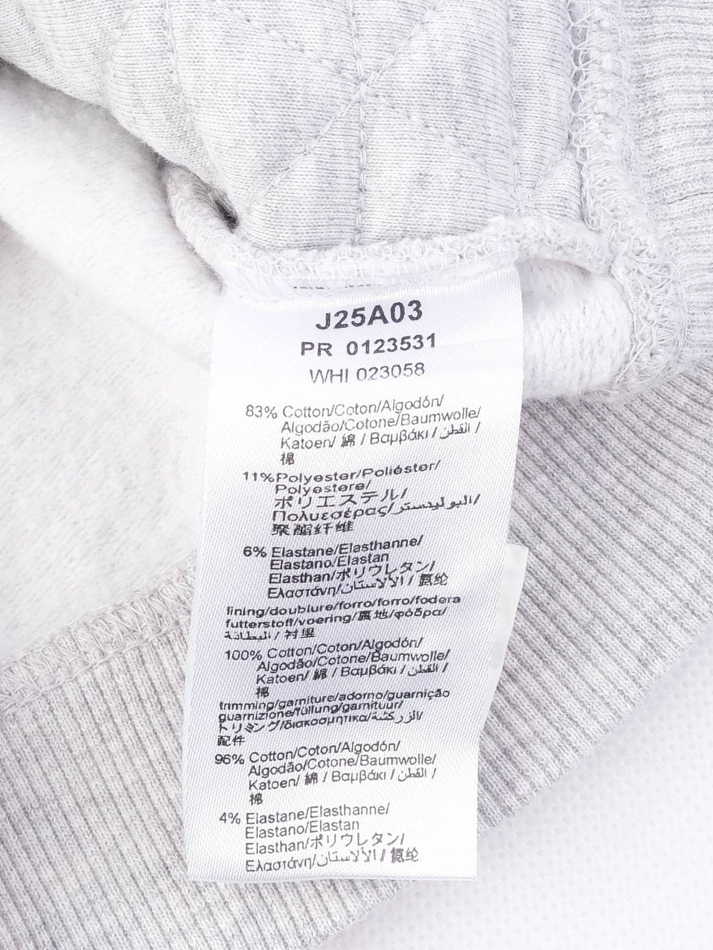 excellent hugo boss gray kids sweatshirt size 4 polyester