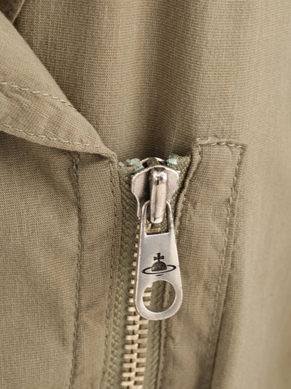 Excellent Vivienne Westwood Khaki Trench Coat Size S Women Viscose