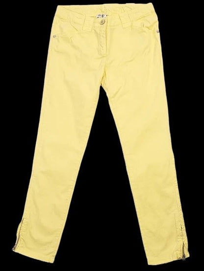NEW Kenzo Kids Yellow Pants Size 10 Cotton with Tiger Logo