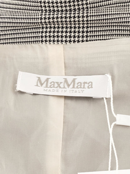 Excellent Max Mara Gray Plaid Blazer Dress Size M Women