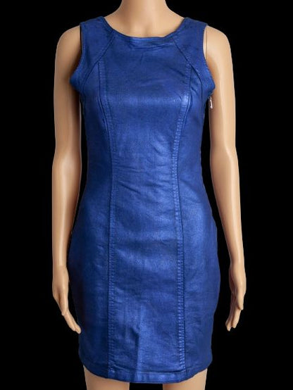 Average Condition Guess Purple Polyester Sleeveless Dress Size XS