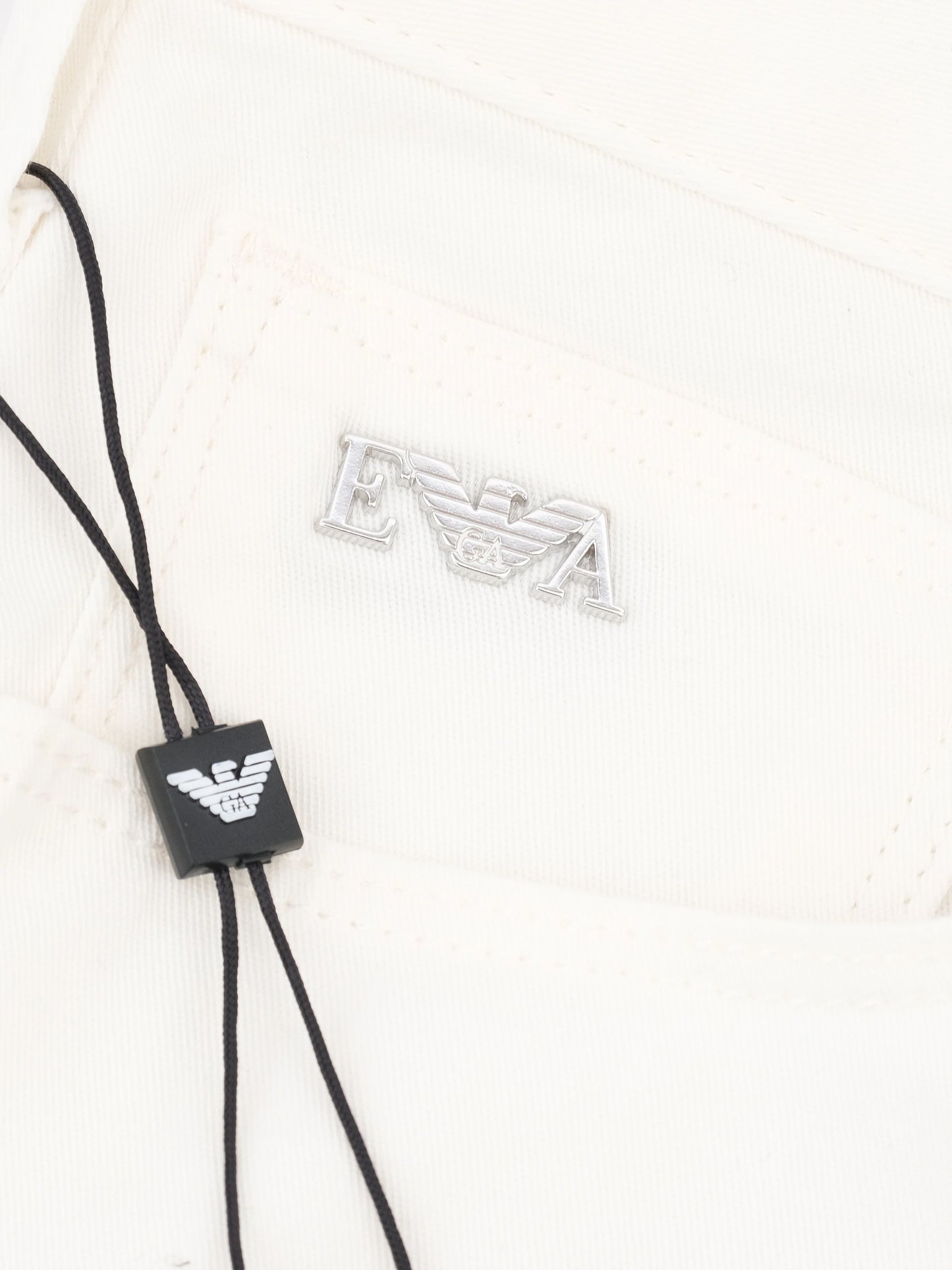 new emporio armani white jeans size m women's elastane