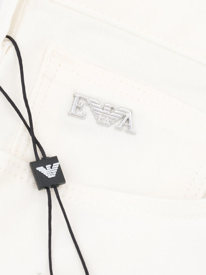 NEW Emporio Armani White Jeans Size M Women's Elastane