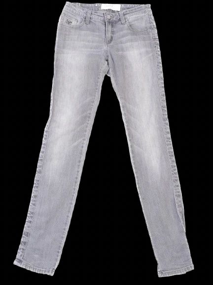 excellent blumarine gray denim jeans size s with metal embellishments