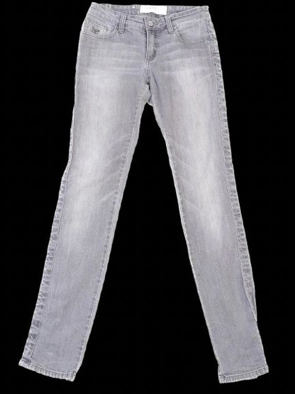 Excellent Blumarine Gray Denim Jeans Size S with Metal Embellishments