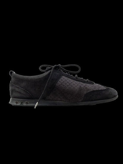 Good Louis Vuitton Black Sneakers Leather Low Profile Women’s Shoes